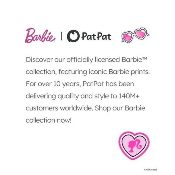 PATPAT-BARBIE || Pink Tweed Button Front Textured Dress with Bow. Sz. M - Picture 8 of 16